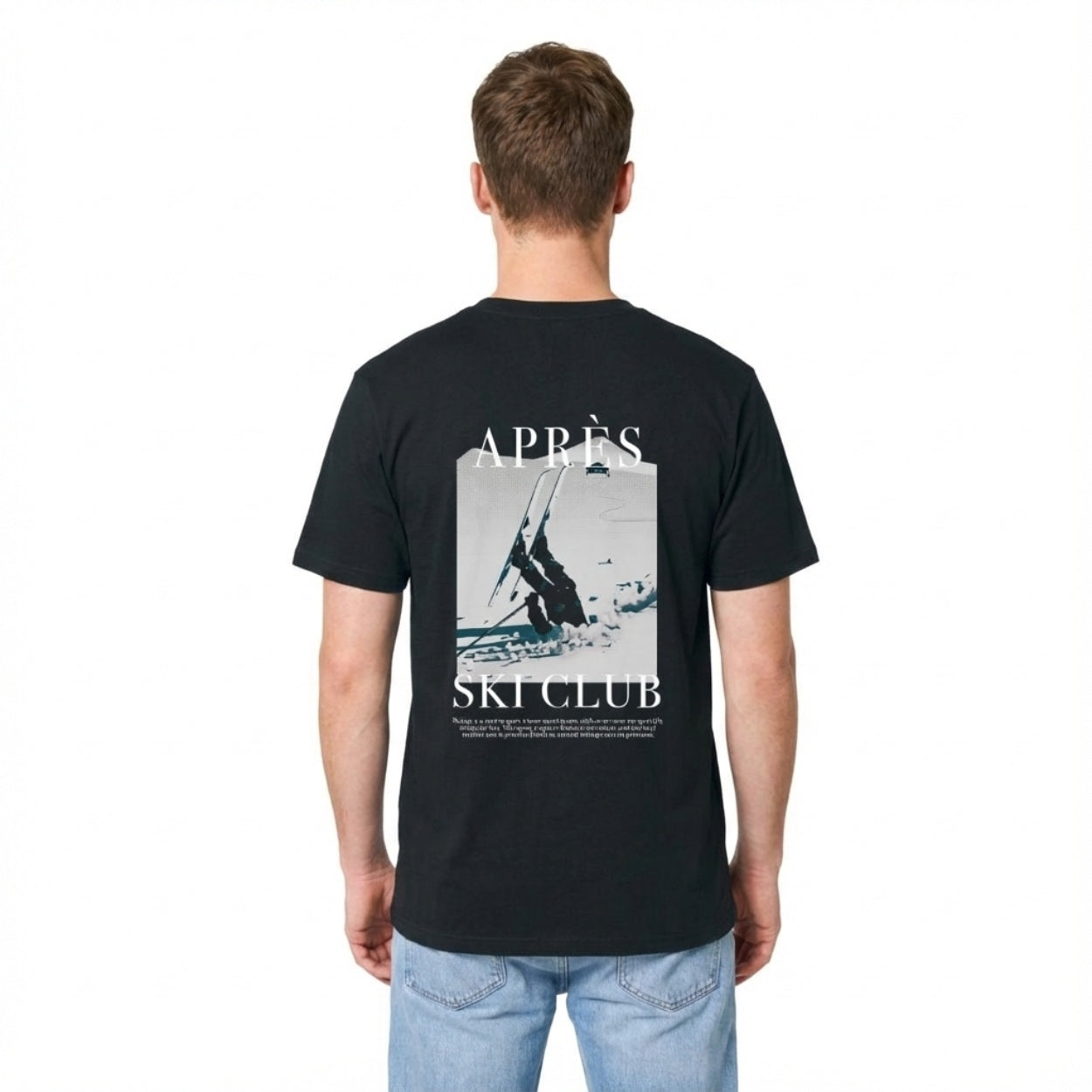 Otaro Talabfahrt T-Shirt Regular-Fit in Schwarz – Rückenprint