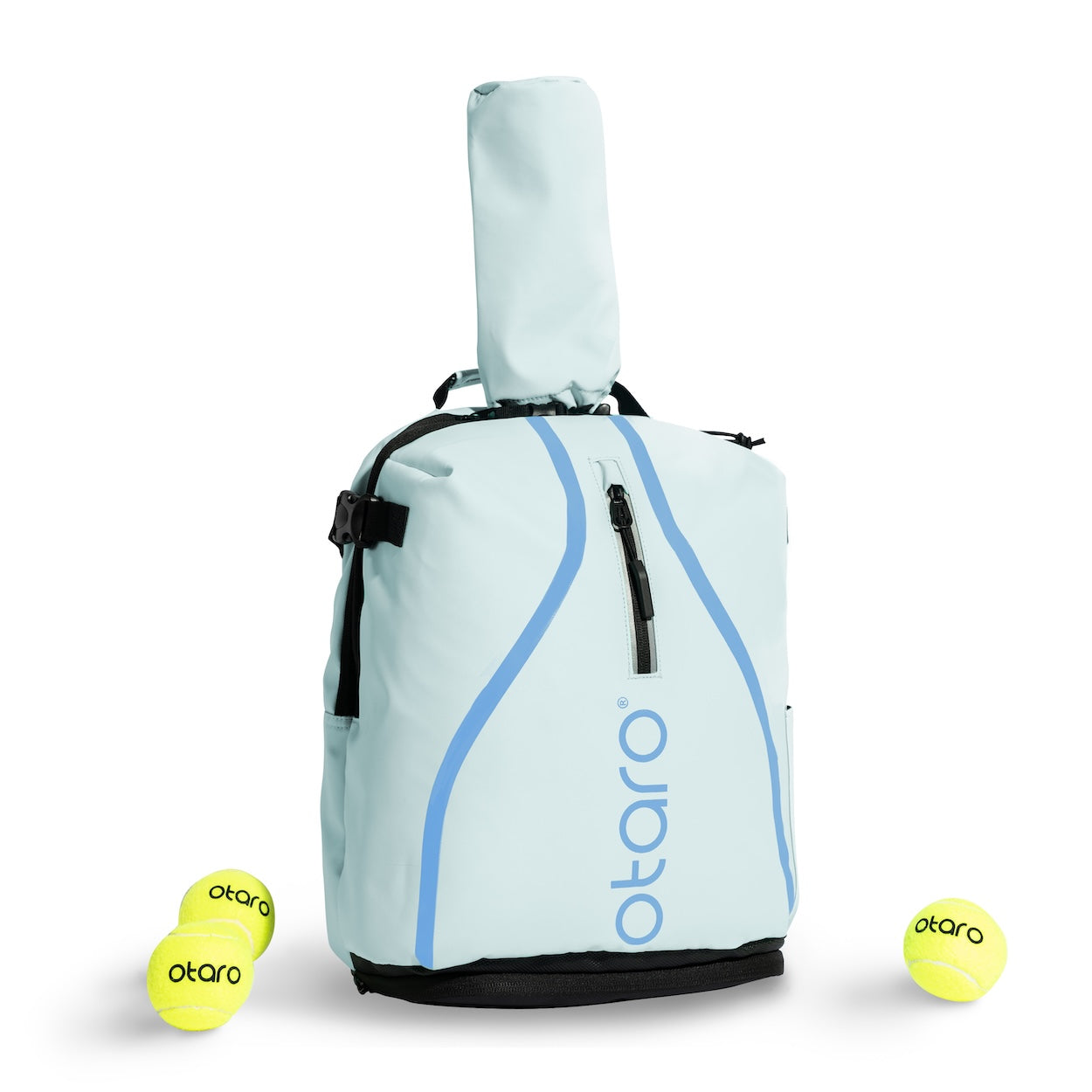 Otaro Tennisrucksack Kids 19L in Hellblau – mit Schuhfach