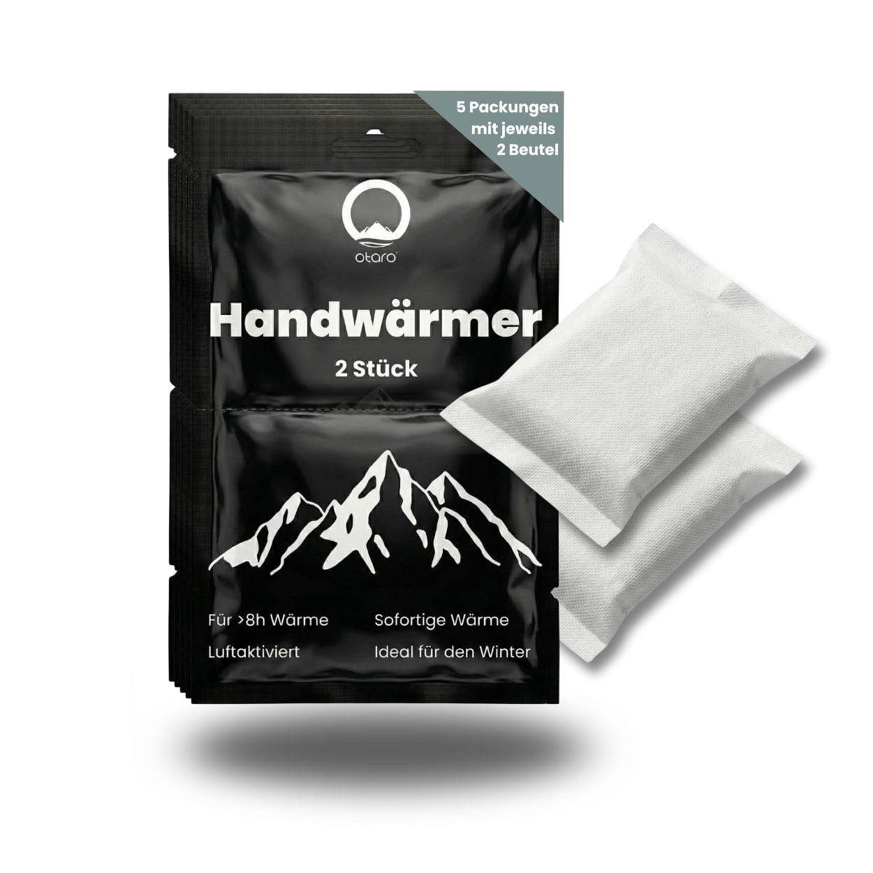 Otaro Handwärmer selbstaktivierende Wärmepads je 2 Säckchen