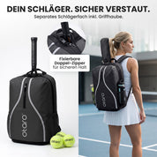 Otaro Tennisrucksack Classic 32L – für 1 bis 2 Schläger