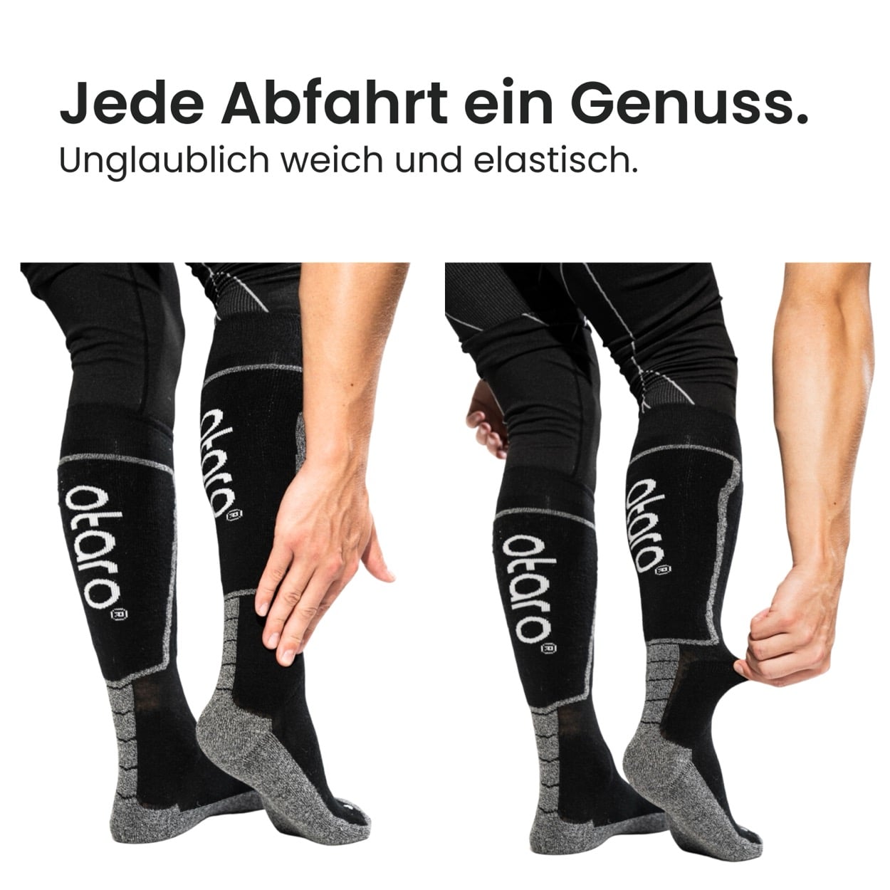 Otaro Skisocken für Wintersport Plastikfrei verpackt – Produktansicht 3