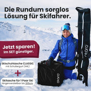 Skischuhtasche & Skitasche | Classic-Set für 1 Paar Ski-Long