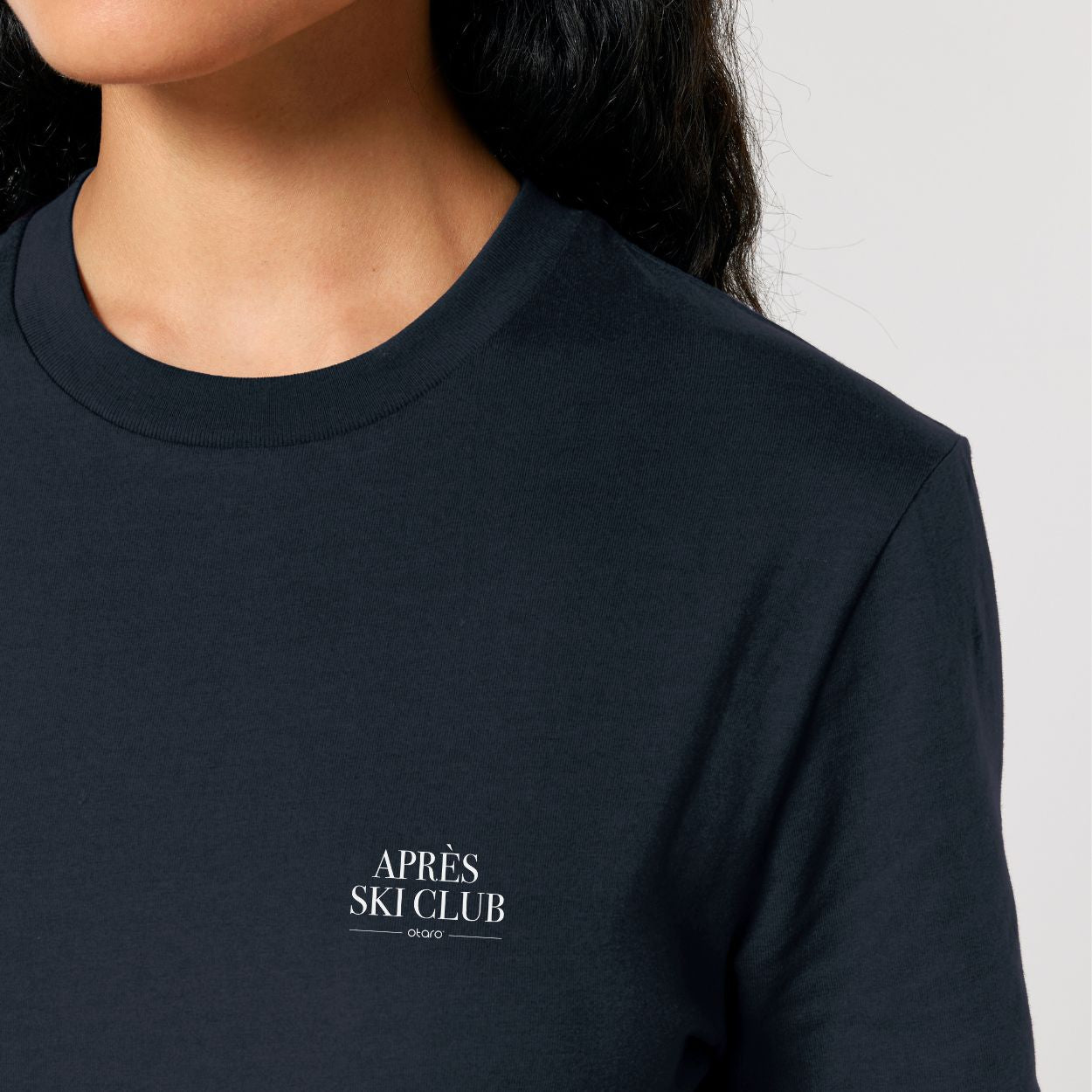 Otaro Talabfahrt T-Shirt Regular-Fit in Schwarz – Detailansicht