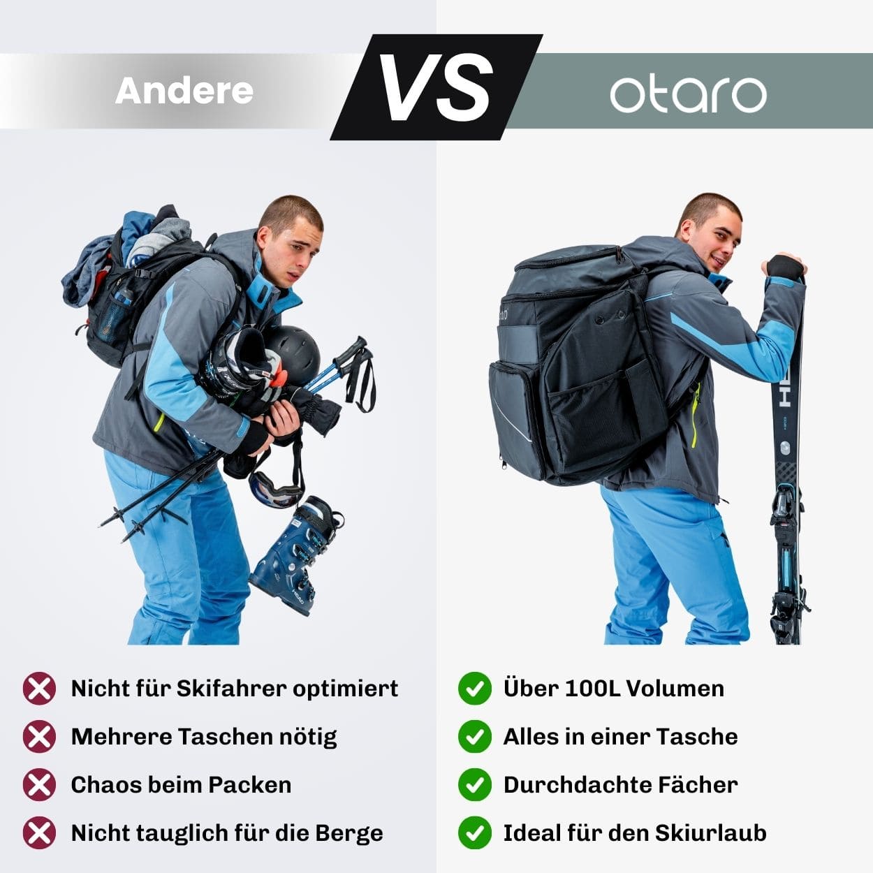 Otaro Skischuhreisetasche Ultra Max 105L – Produktansicht 3