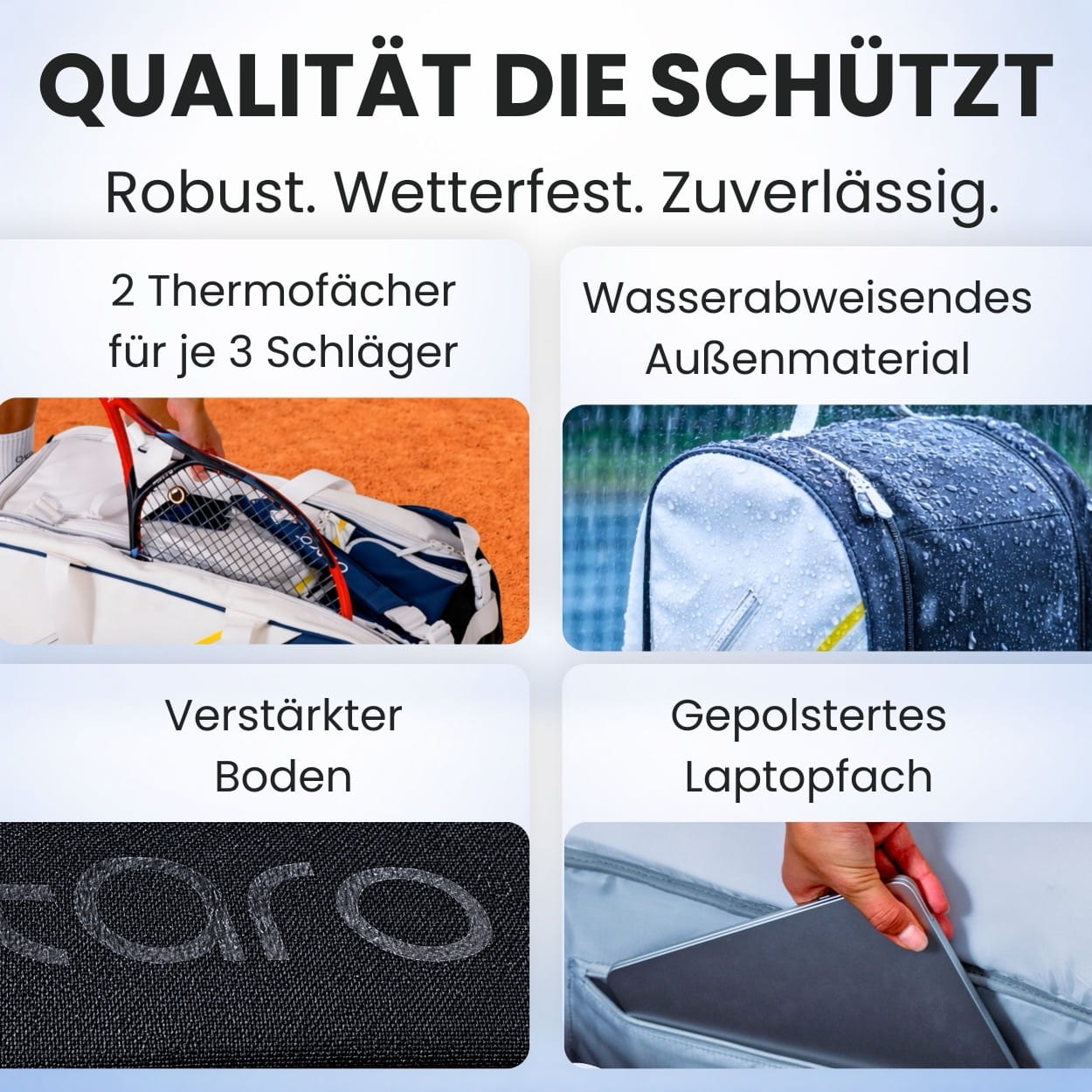 Otaro Tennistasche Racquet Bag Pill 100L – Premium-Qualität