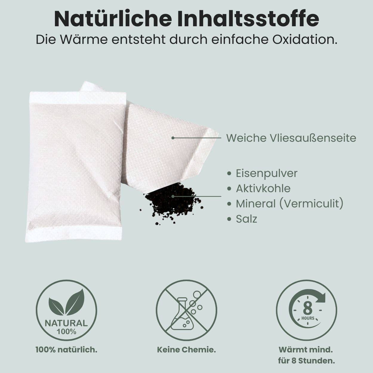 Otaro Handwärmer selbstaktivierende Wärmepads je 2 Säckchen – Produktansicht 4