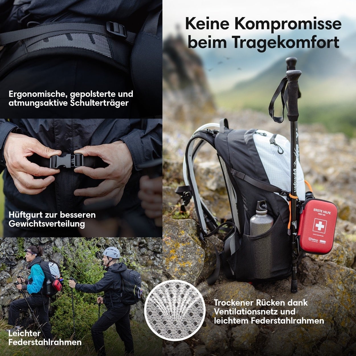 Otaro Wanderrucksack ZUGSPITZE 23L – Produktansicht 4