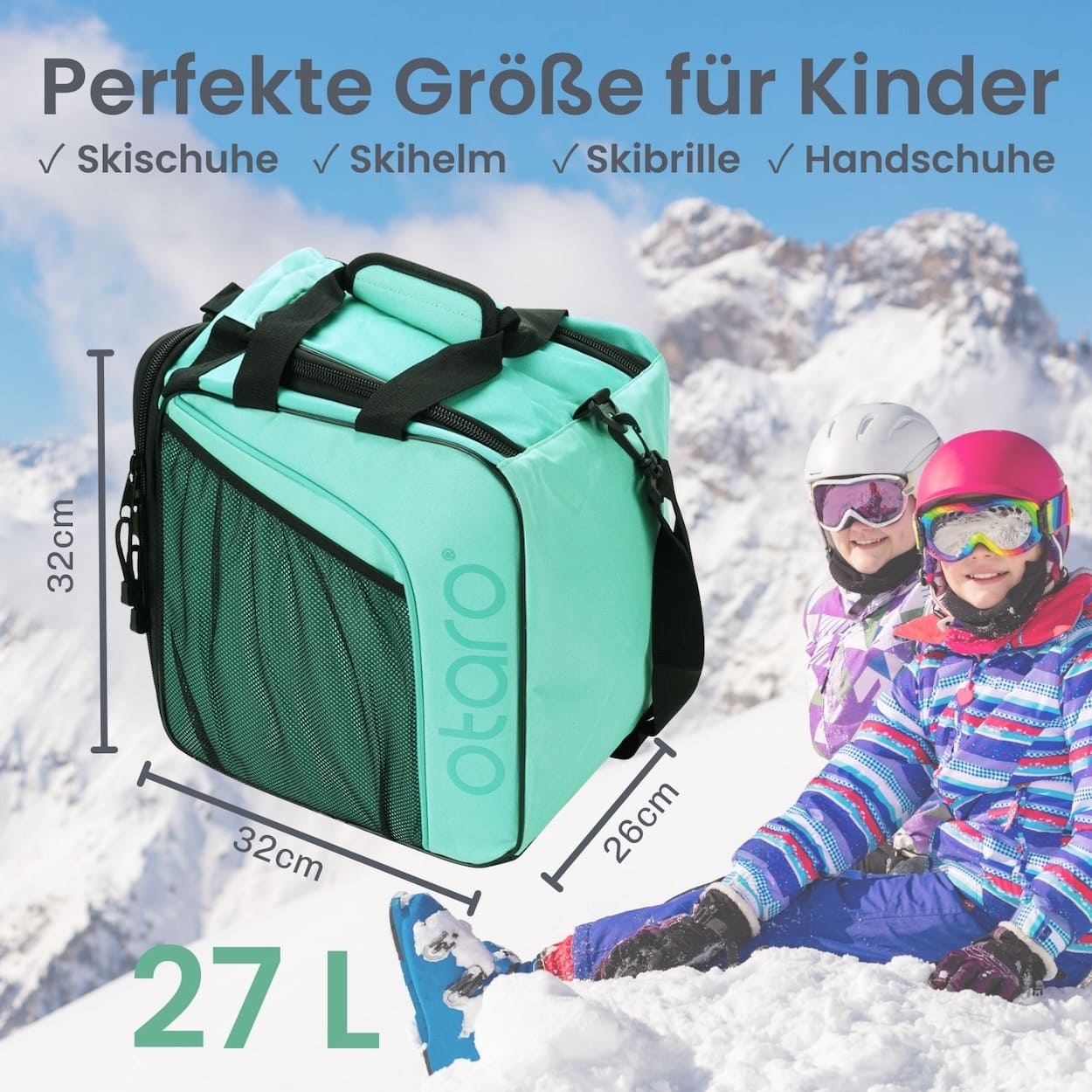 Otaro Skischuhtasche Kids 27L – Produktansicht 4