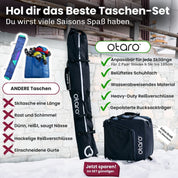 Skischuhtasche & Skitasche | Pro-Set für 2 Paar