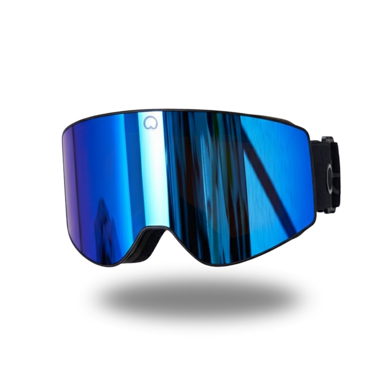 Otaro Skibrille mit Magnet-Wechselglas Blau & Gelb – mit blauem Spiegelglas