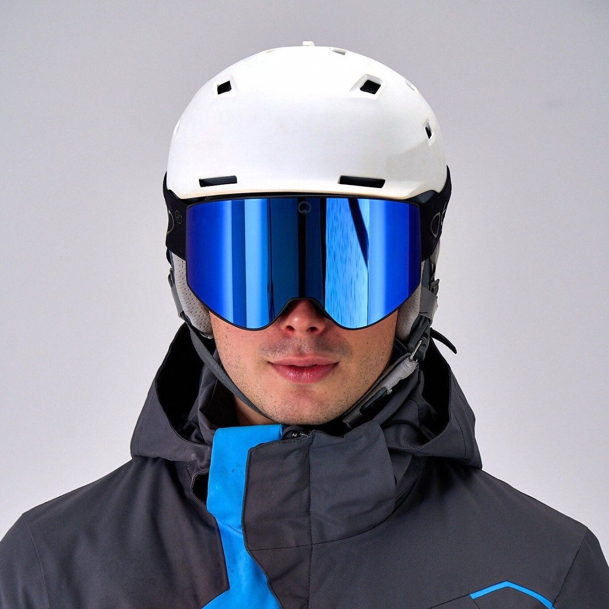 Otaro Skibrille mit Magnet-Wechselglas Blau & Gelb – mit Wechselgläsern