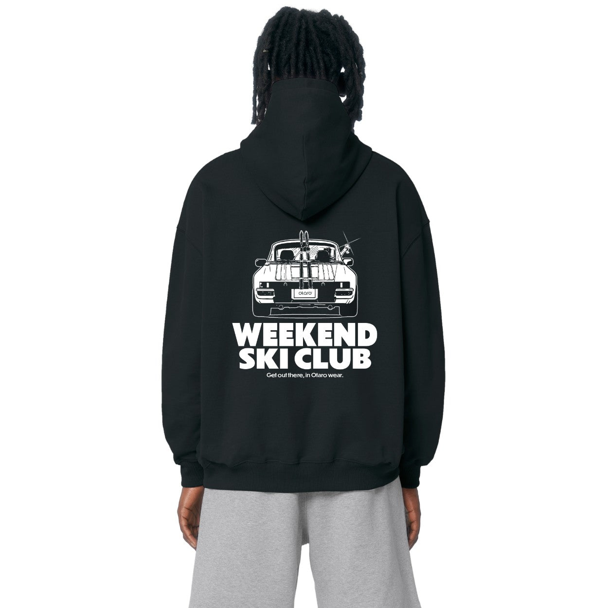 Otaro Retro-Car Hoody Relaxed-Fit
