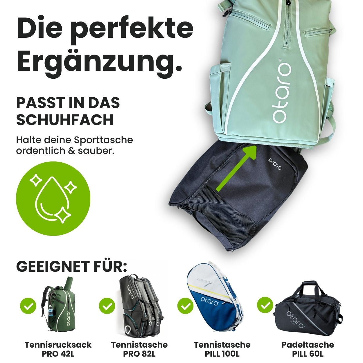 Otaro Schuhtasche belüftet Unisex - alle Größen – Produktansicht 2