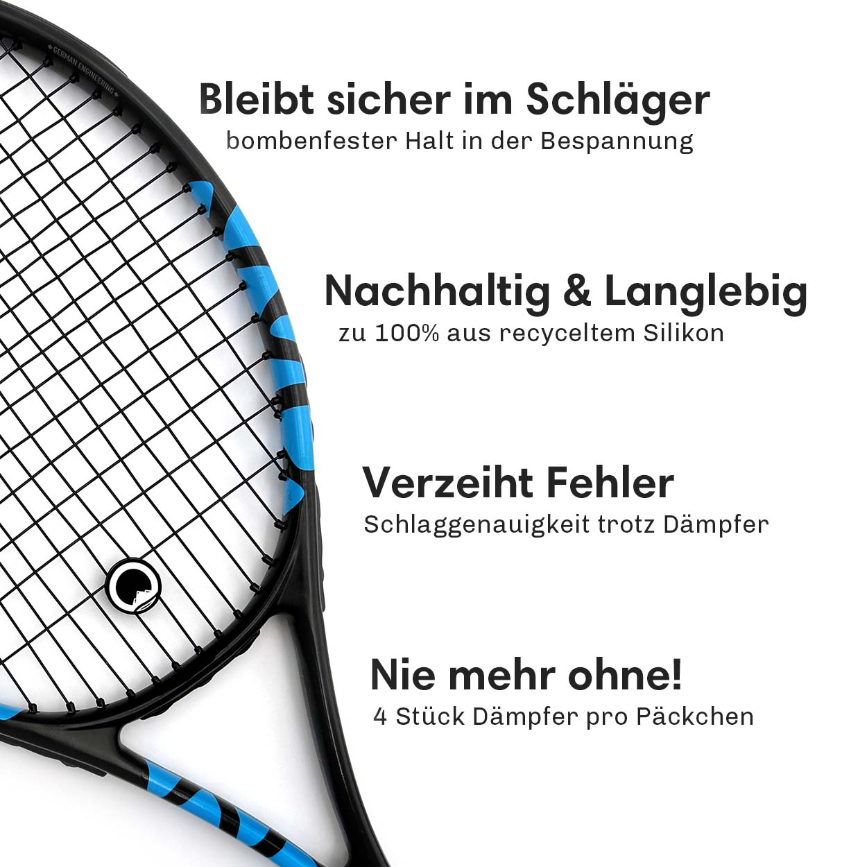 Otaro Tennisdämpfer 100% recycelt – Produktansicht 4