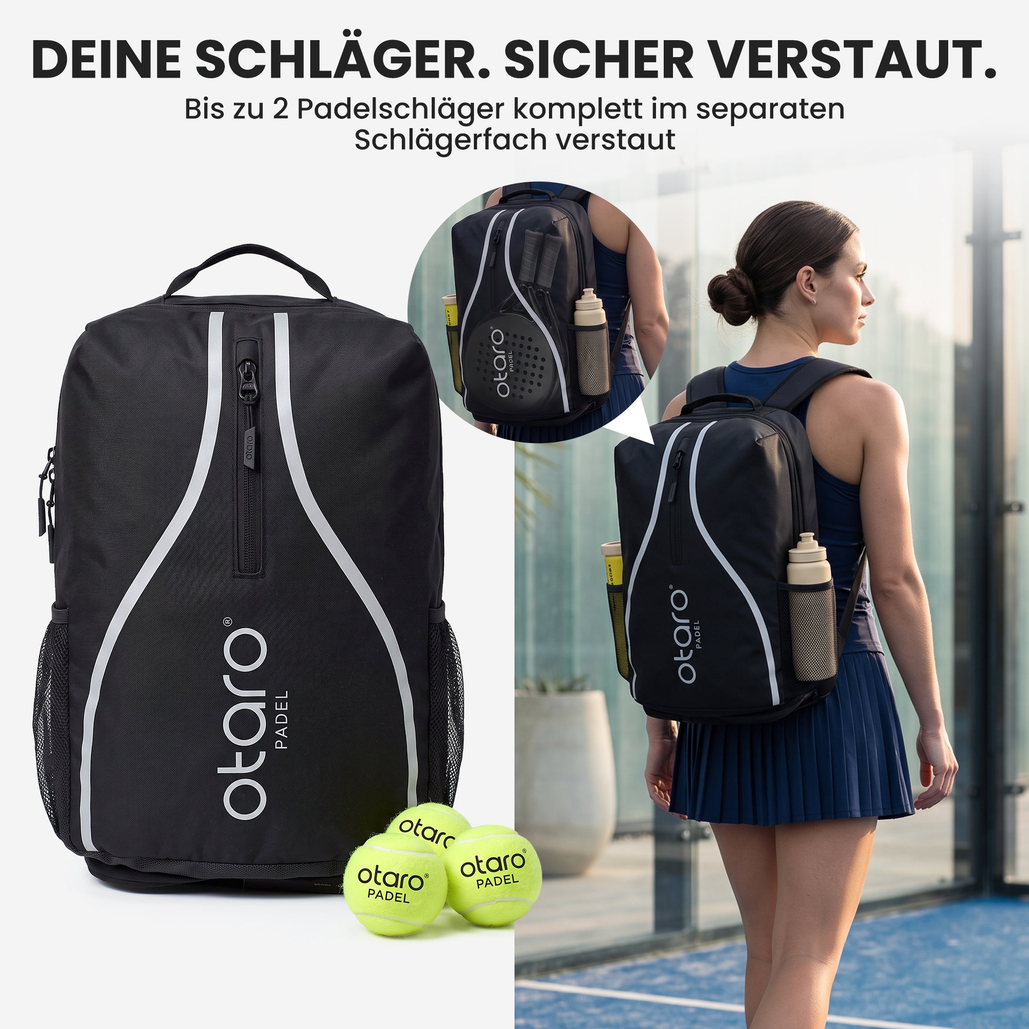 Otaro Padel-Tennis Set – Produktansicht 6