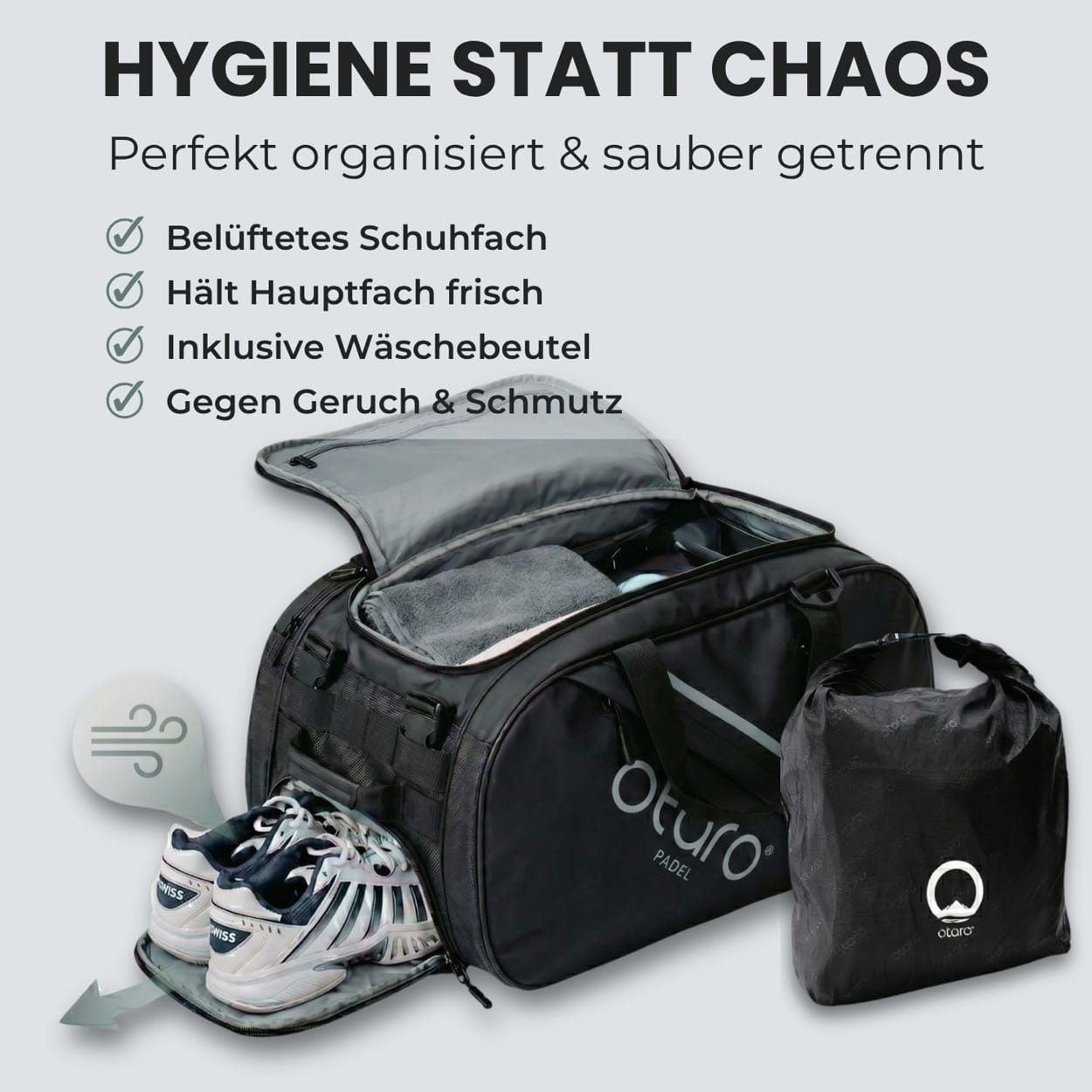 Padeltasche | Pro 60L - optimal organisiert