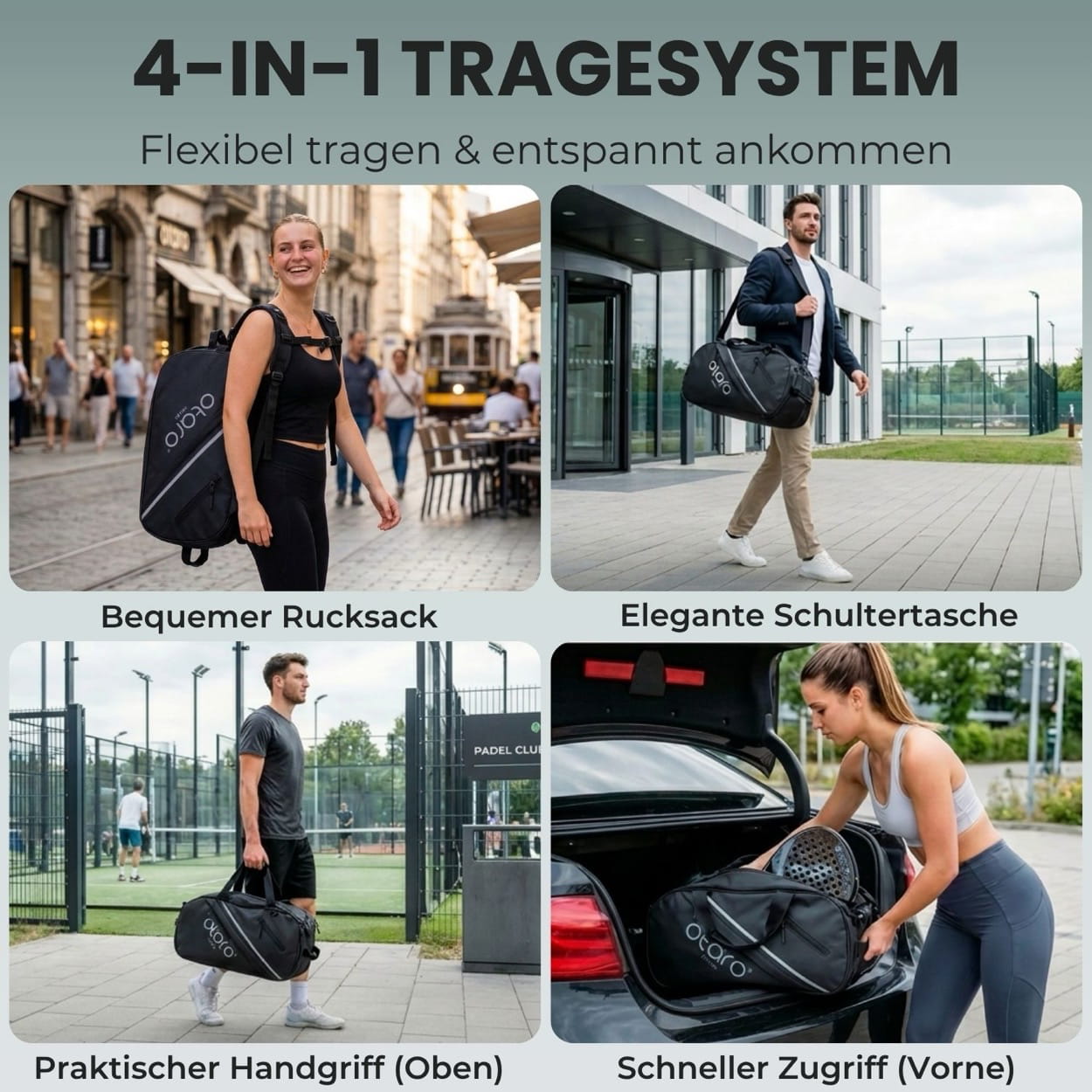 Otaro Padeltasche Pro 60L - optimal organisiert – Produktansicht 4